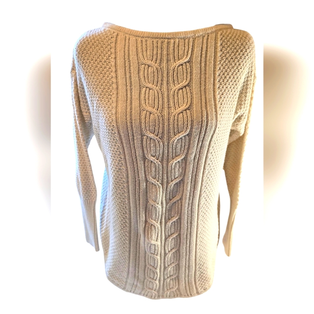 Chaps Small Cream Sweater